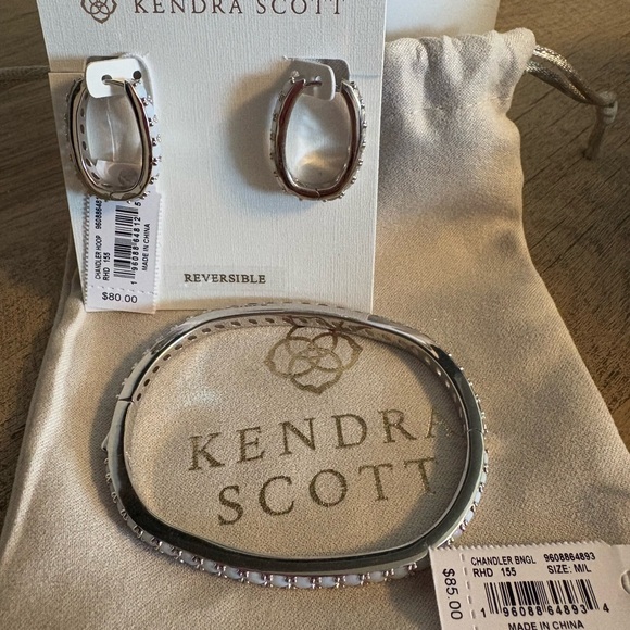 Kendra Scott Silver/Blue Chandler Set 2/$40 or 3/$50 - Picture 1 of 3